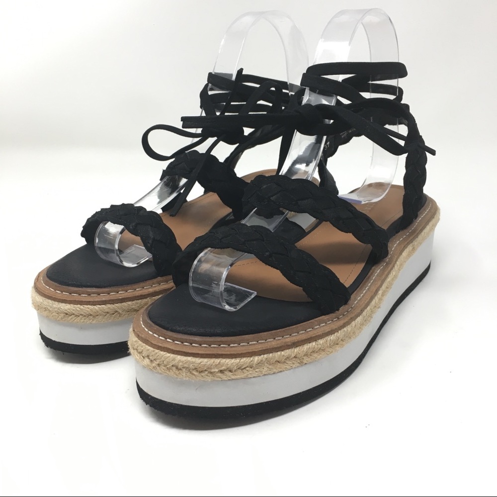 Alias Mae Nikki Sandals Black Suede Women’s Size 7